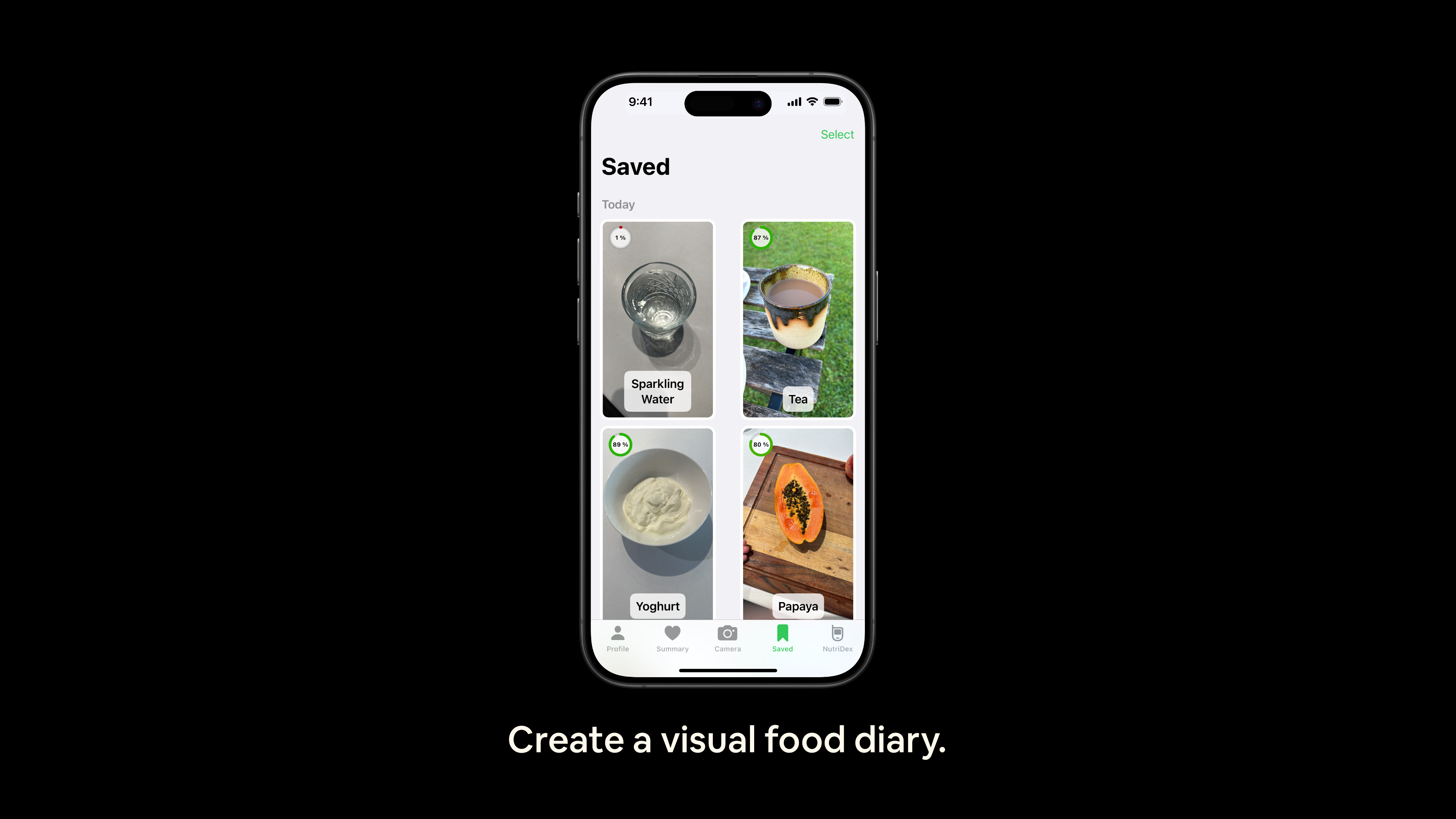 nutrify visual food diary